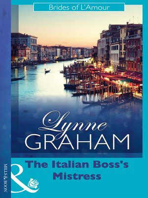 cover image of The Italian Boss's Mistress